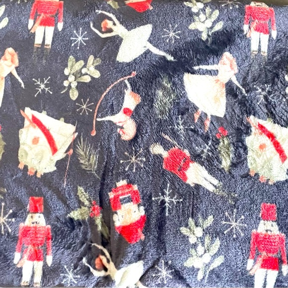 Other - Cozy gray Nutcracker ballet blanket